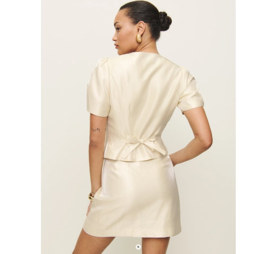 Reformation Mika Two Piece - Cream - Picture 5 of 8